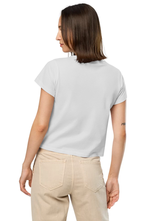 Women's High-Waisted Tee | Cotton Heritage OW1086 - Image 2